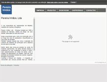 Tablet Screenshot of pereirairmaos.com